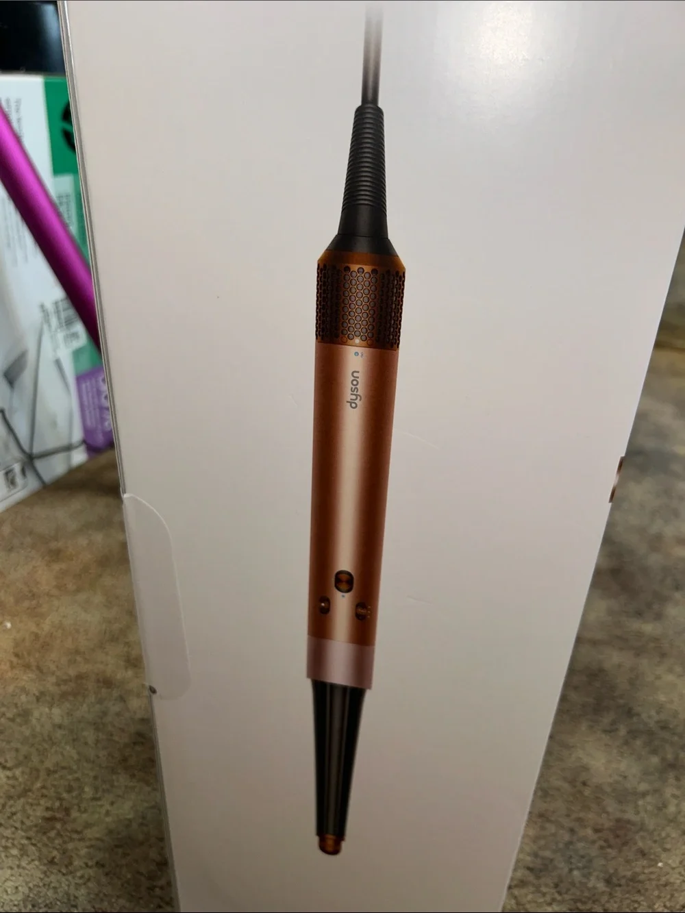 Dyson air wrap multi styler and dryer in Amber Silk